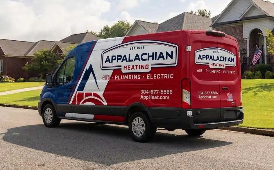 a truck is parked on the side of a road